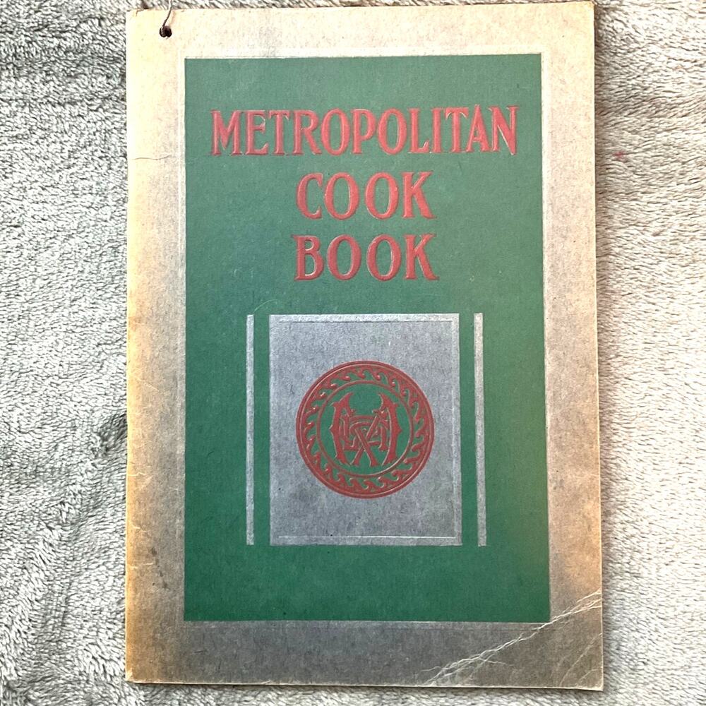Metropolitan Life Insurance Cook Book 1918 Antique Promotional Cookbook Ephemera